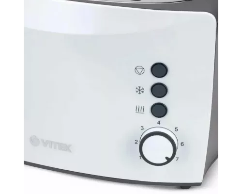 Тостер Vitek VT-7166 черный/белый