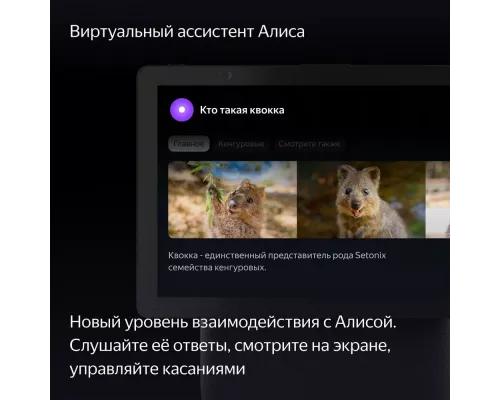 Умная колонка Yandex Станция Дуо Макс с дисплеем, Zigbee, зеленый