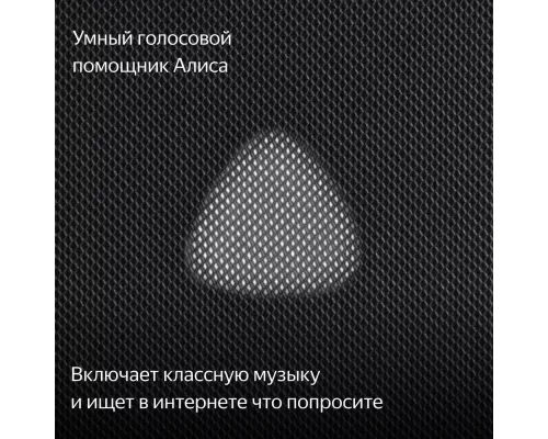 Умная колонка Yandex Станция Макс, Zigbee, с голосовым ассистентом Алиса на YaGPT, графит