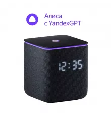 Умная колонка Yandex Станция Миди, ZigBee, черный