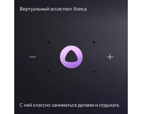 Умная колонка Yandex Станция Миди, ZigBee, черный