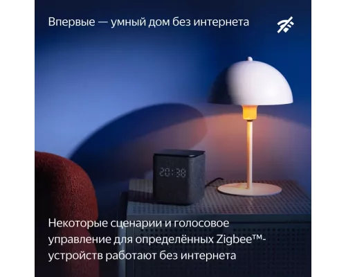 Умная колонка Yandex Станция Миди, ZigBee, оранжевый