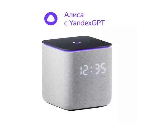 Умная колонка Yandex Станция Миди, ZigBee, серый