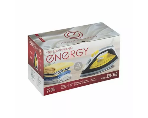 Утюг ENERGY EN-349 желтый/чёрный