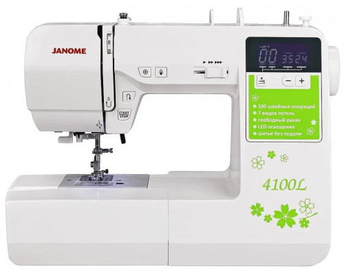 Швейная машина Janome 4100L белый