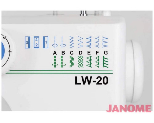 Швейная машина Janome LW-20 белый