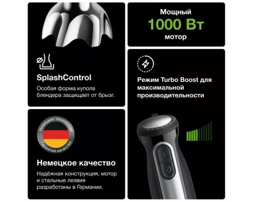 Блендер BRAUN MQ55755MBK черный