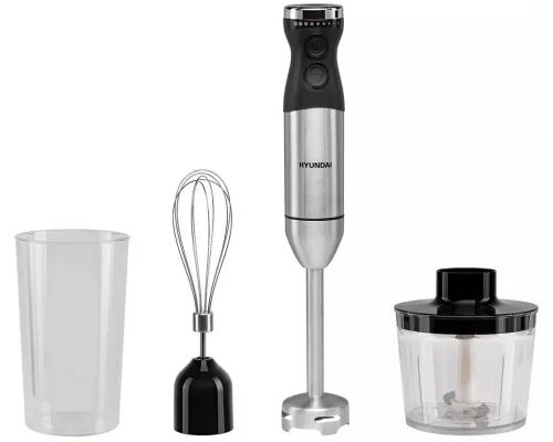 Блендер HYUNDAI HYB-H3824 черный/серебристый