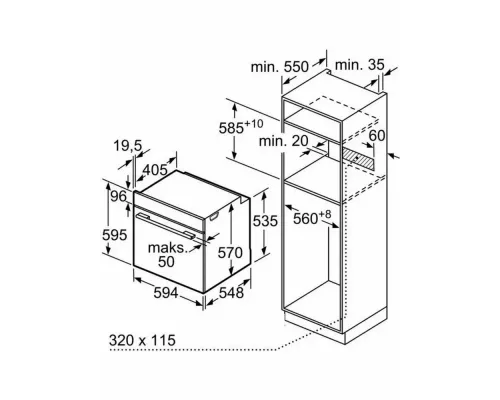 Духовой шкаф Bosch HBF113BV1S белый