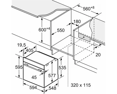 Духовой шкаф Bosch HBG9742B1S