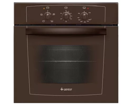 Духовой шкаф GEFEST ДГЭ 601-01 К коричневый
