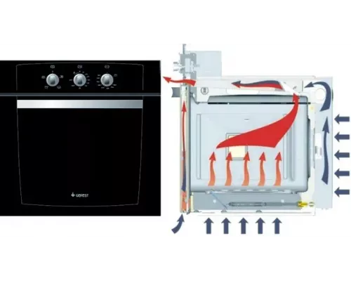 Духовой шкаф GEFEST ДГЭ 601-01 К коричневый