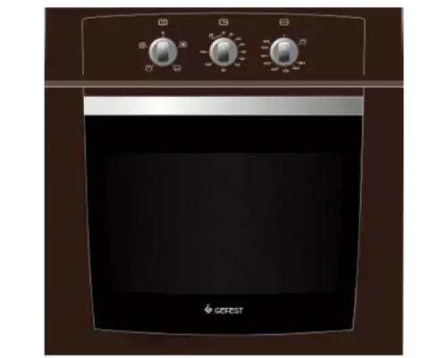 Духовой шкаф GEFEST ДГЭ 601-01 К коричневый