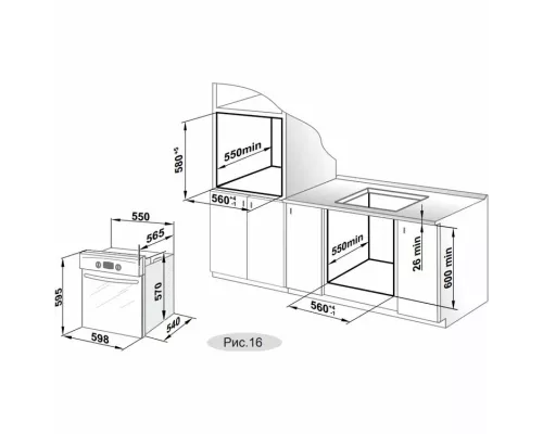 Духовой шкаф GEFEST ЭДВ ДА 602 К2 черный