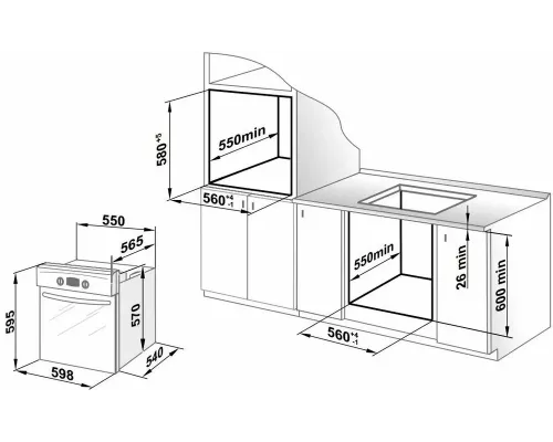 Духовой шкаф GEFEST ЭДВ ДА 622-02 К56S серый