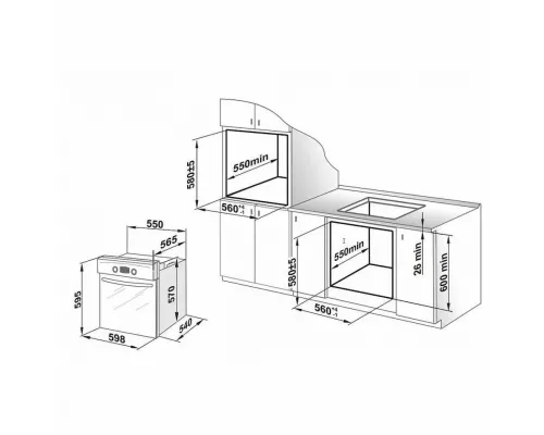 Духовой шкаф GEFEST ЭДВ ДА 622-02 К56S серый