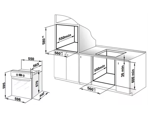 Духовой шкаф GEFEST ЭДВ ДА 622-05 S черный