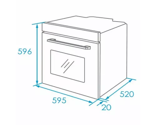 Духовой шкаф GEFEST ЭДВ ДА 622 К2 черный