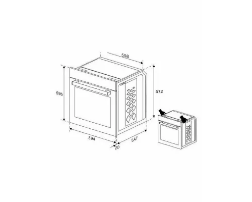 Духовой шкаф HOTPOINT FE9 831 JSH BLG