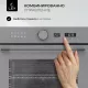 Духовой шкаф LEX EDM 1001 ONE GR стекло серое