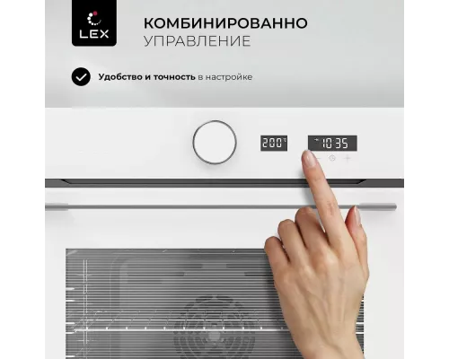 Духовой шкаф Lex EDM 1001 ONE WH белый