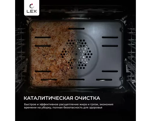 Духовой шкаф Lex EDP 610 GR Wide Series серый