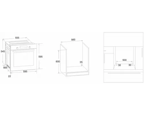 Духовой шкаф SIMFER B6EB16011 черный