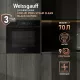 Духовой шкаф Weissgauff EOM 691 PDBS Steam Clean Black Edition