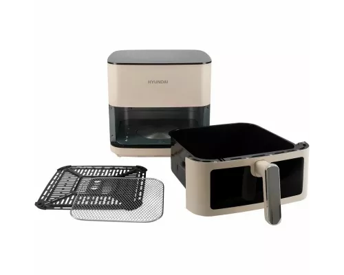 Гриль HYUNDAI HYF-9086 сливочный/черный