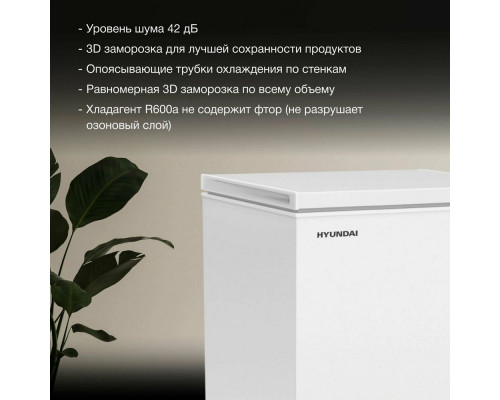Морозильный ларь Hyundai CH20081 белый Морозильный ларь Hyundai CH20081 белый