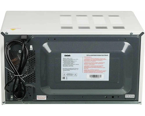 Микроволновая печь BBK 20MWS-719T/W G белый Микроволновая печь BBK 20MWS-719T/W G белый