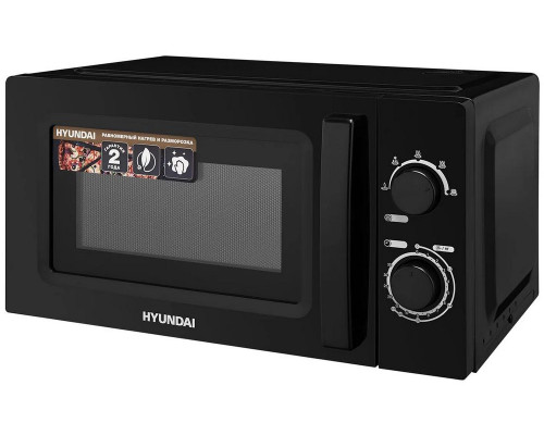 Микроволновая печь HYUNDAI HYM-M2008 черный Микроволновая печь HYUNDAI HYM-M2008 черный