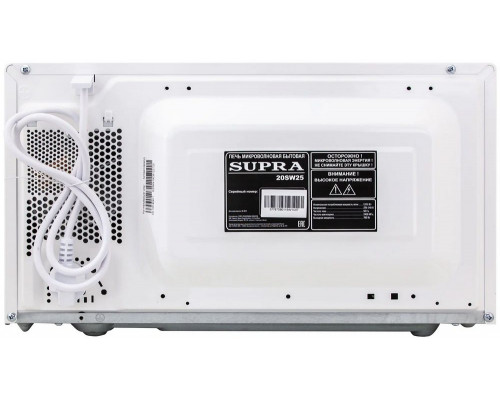 Микроволновая печь SUPRA 20SW25 белый Микроволновая печь SUPRA 20SW25 белый