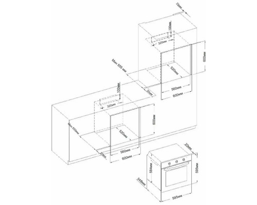 Духовой шкаф Evelux EO 635 PB Духовой шкаф Evelux EO 635 PB
