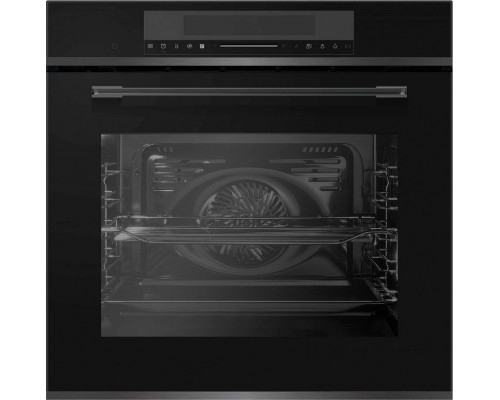 Духовой шкаф Hyundai HMEO 6780 DX черный/нерж.