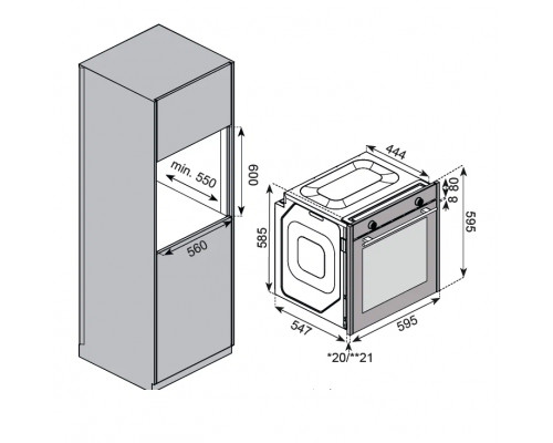 Духовой шкаф Kuppersberg KSO 610 W белый Духовой шкаф Kuppersberg KSO 610 W белый