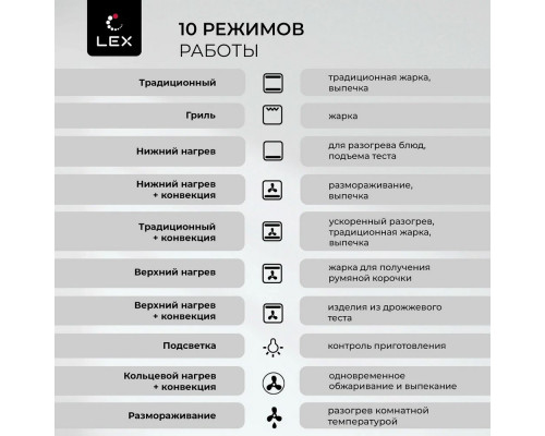 Духовой шкаф Lex EDP 610 GR Wide Series серый