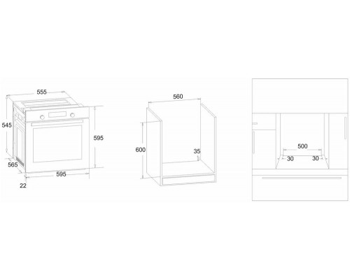 Духовой шкаф SIMFER B6EB16011 черный Духовой шкаф SIMFER B6EB16011 черный