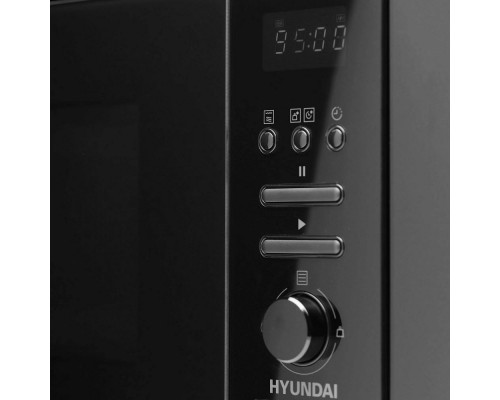 Встраиваемая микроволновая печь Hyundai HBW 2040 BG черный Встраиваемая микроволновая печь Hyundai HBW 2040 BG черный