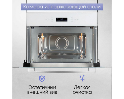 Встраиваемая микроволновая печь Zigmund & Shtain BMO 22 W Встраиваемая микроволновая печь Zigmund & Shtain BMO 22 W