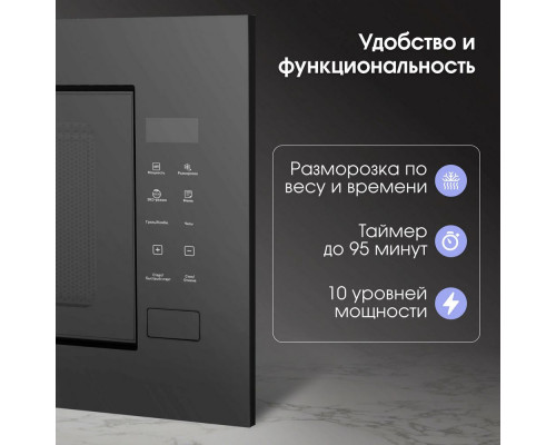 Встраиваемая микроволновая печь Zigmund & Shtain BMO 23 B Встраиваемая микроволновая печь Zigmund & Shtain BMO 23 B