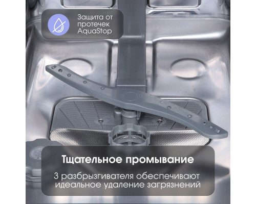 Встраиваемая посудомоечная машина Zigmund & Shtain DW 303.4 Встраиваемая посудомоечная машина Zigmund & Shtain DW 303.4