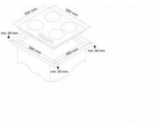 Варочная поверхность Simfer H60D14B024 черный Варочная поверхность Simfer H60D14B024 черный