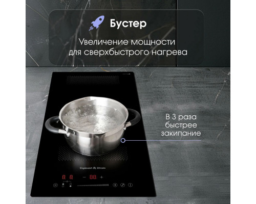 Варочная поверхность Zigmund & Shtain CI 61.3 B черный