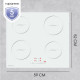 Варочная поверхность Zigmund & Shtain CI 35.6 W белый