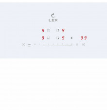 Варочная поверхность LEX EVI 641B WH белый