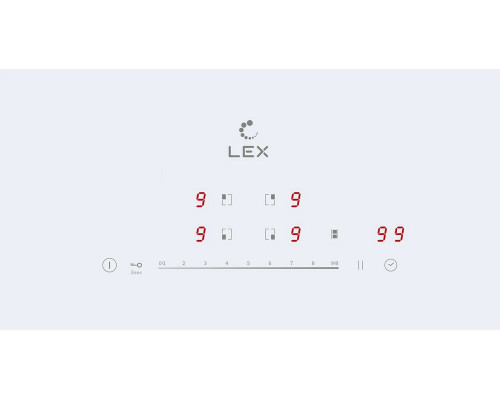 Варочная поверхность LEX EVI 641B WH белый Варочная поверхность LEX EVI 641B WH белый