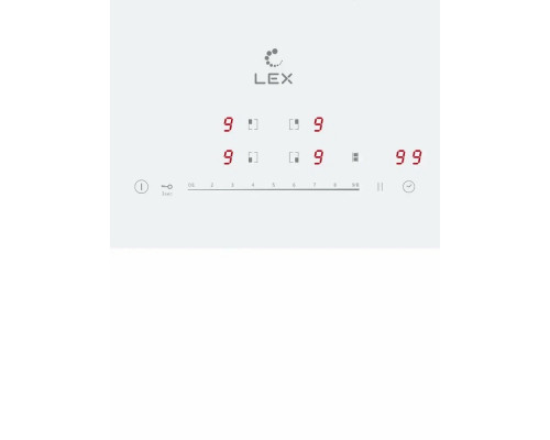 Варочная поверхность LEX EVI 641B WH белый Варочная поверхность LEX EVI 641B WH белый