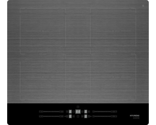 Варочная поверхность Hyundai HHI 6786 GR серебристый Варочная поверхность Hyundai HHI 6786 GR серебристый