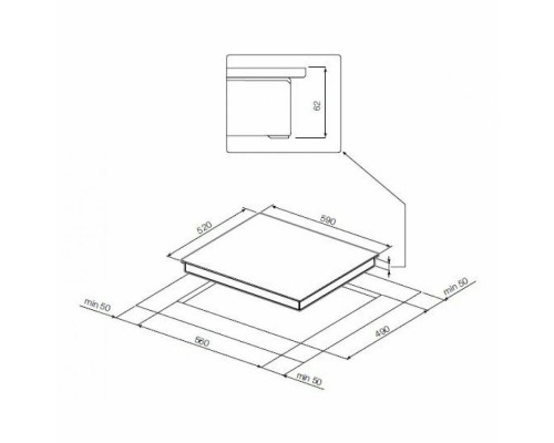 Варочная поверхность GRAUDE IK 60.1 F черный. Варочная поверхность GRAUDE IK 60.1 F черный.